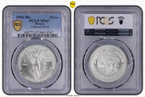 1994-Mo Onza Libertad Ag MS67
