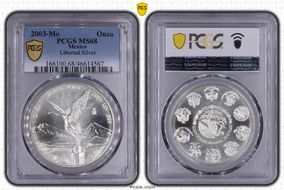 2003-Mo Onza Libertad Ag MS68