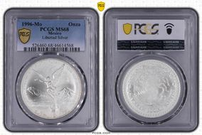 1996-Mo Onza Libertad Ag MS68