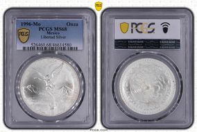 1996-Mo Onza Libertad Ag MS68