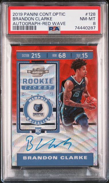 2019 Panini Contenders Wave #128 Season Ticket Brandon front