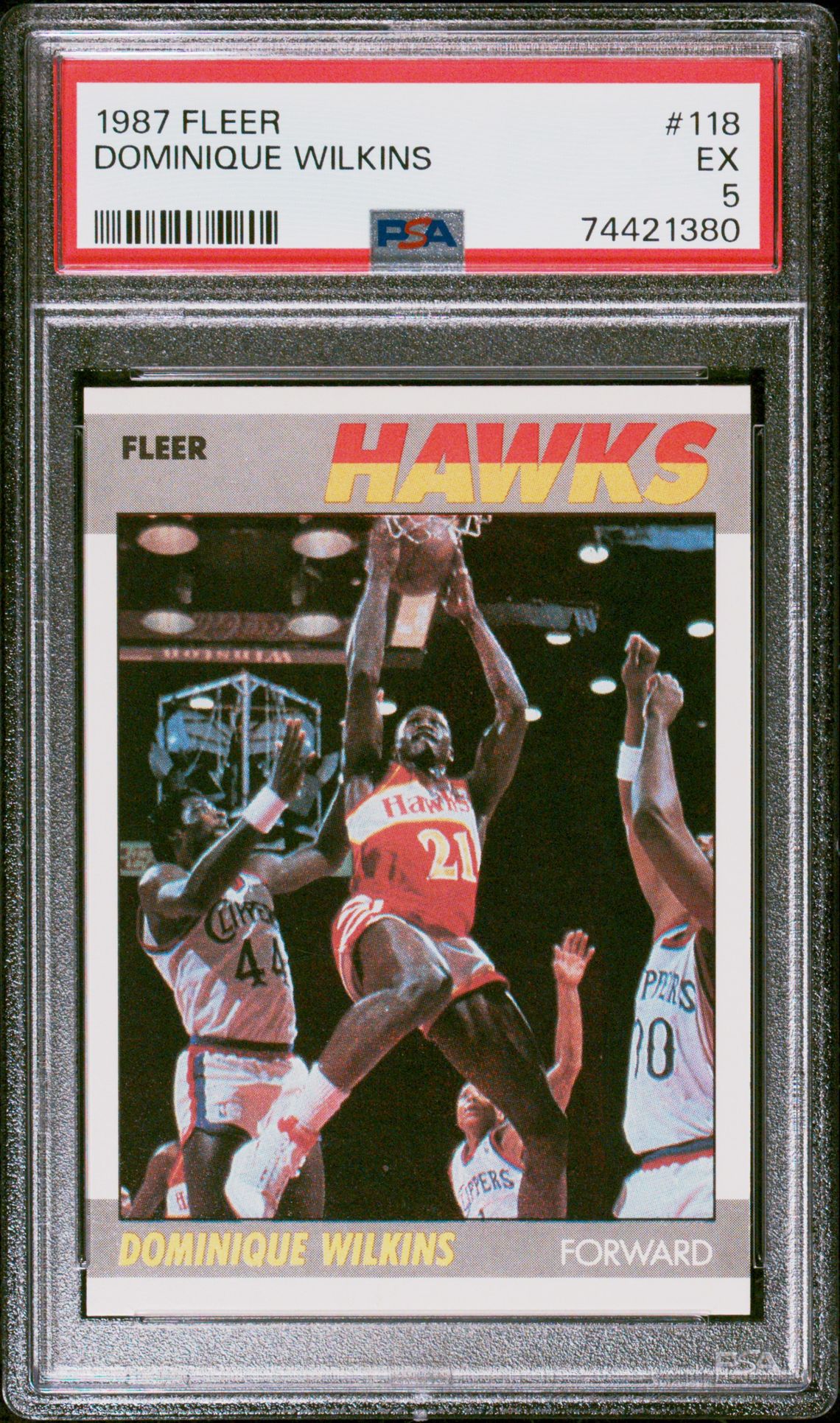 1987 Fleer FLEER #118 Dominique Wilkins front