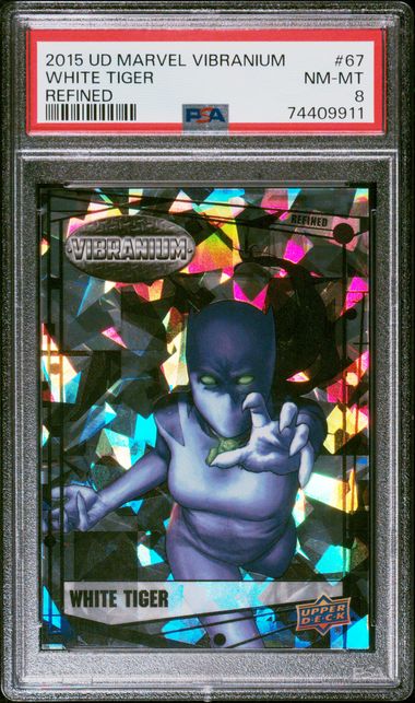 2015 Upper Deck Marvel Vibranium Refined 67 White Tiger – PSA NM