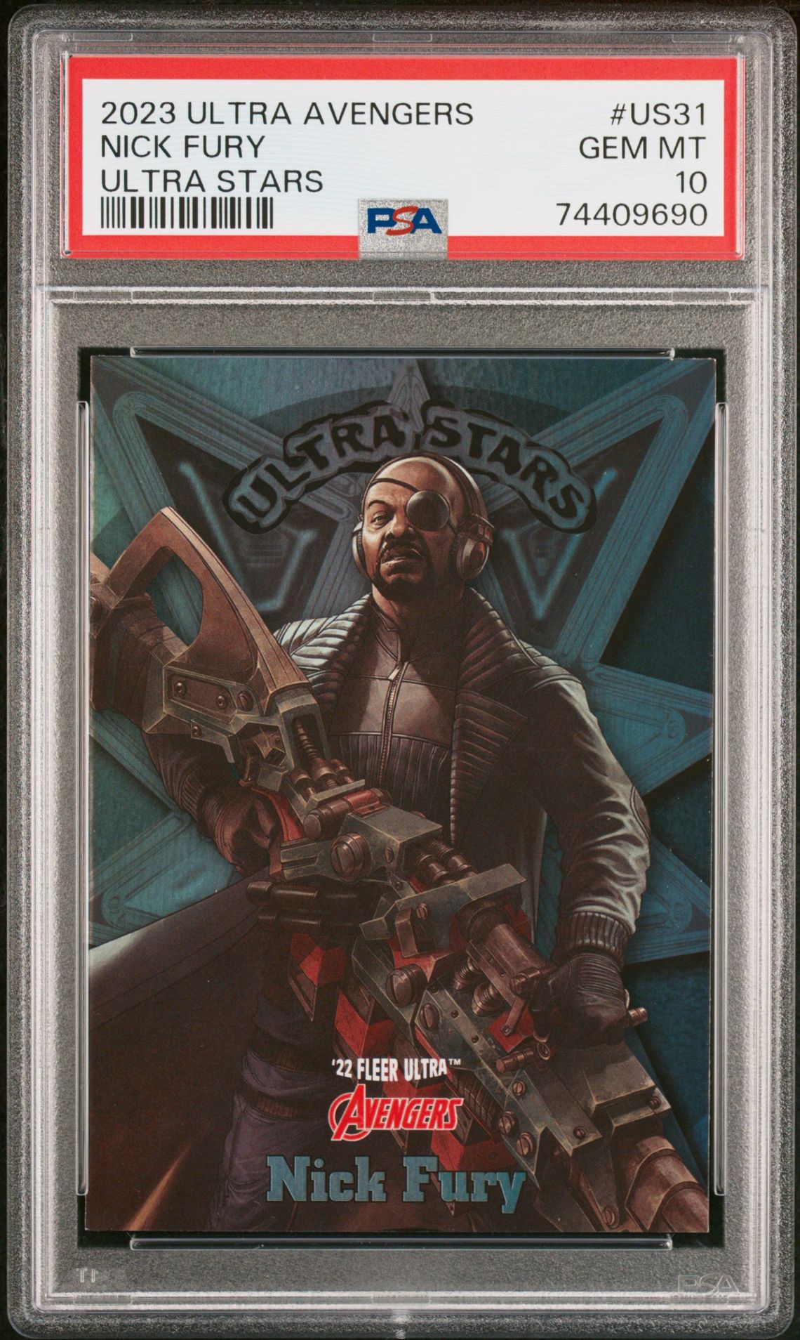 2022 Fleer FLEER ULTRA AVENGERS ULTRA STARS #US31 Nick Fury front