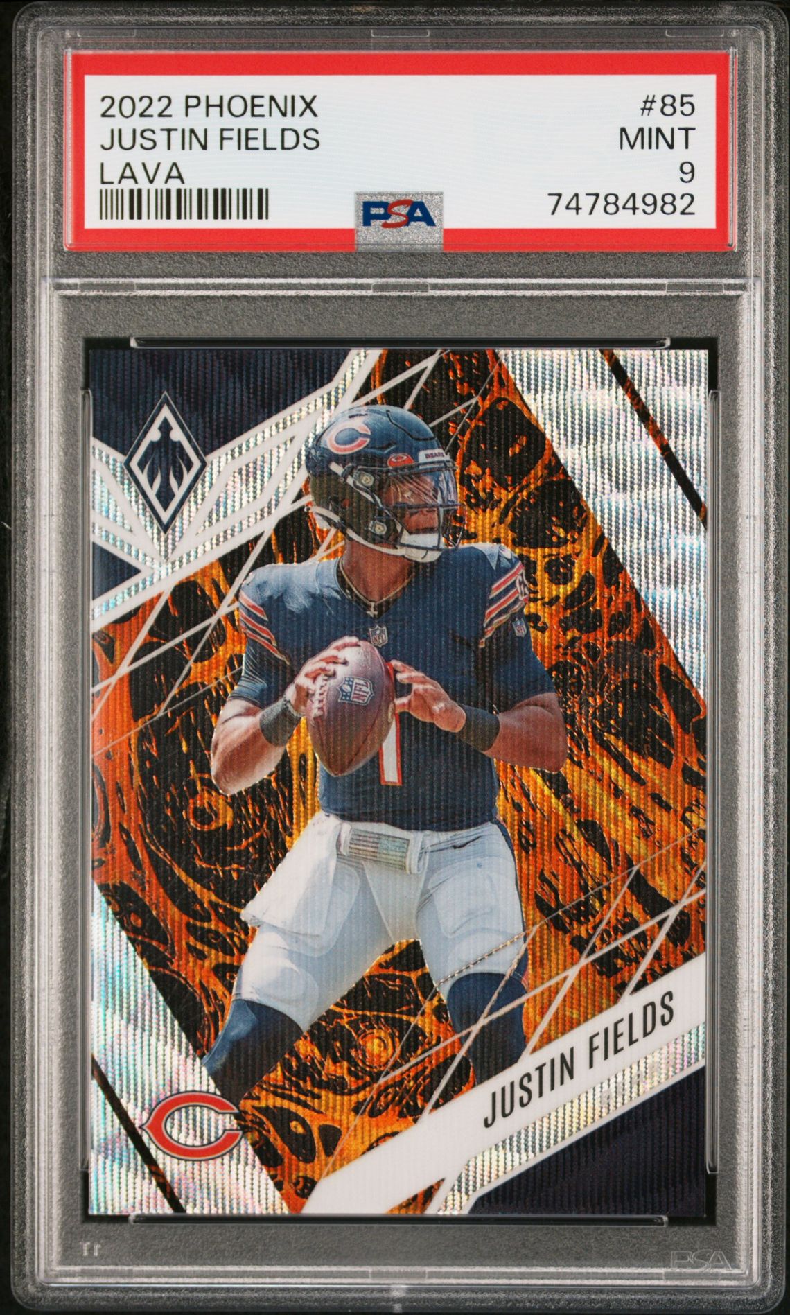2022 Panini PANINI PHOENIX LAVA #85 Justin Fields front