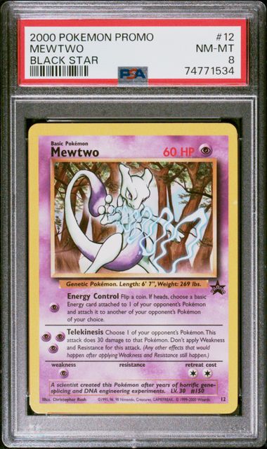 Pokemon Mewtwo Black Star Promo (2000)