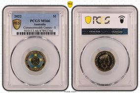 2022 $2 Commonwealth Games - S Colorized MS66