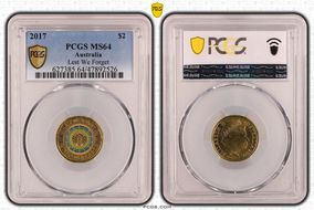 2017 $2 Lest We Forget Colorized MS64