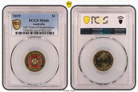 2019 $2 100 Years of Repatriation Colorized MS66