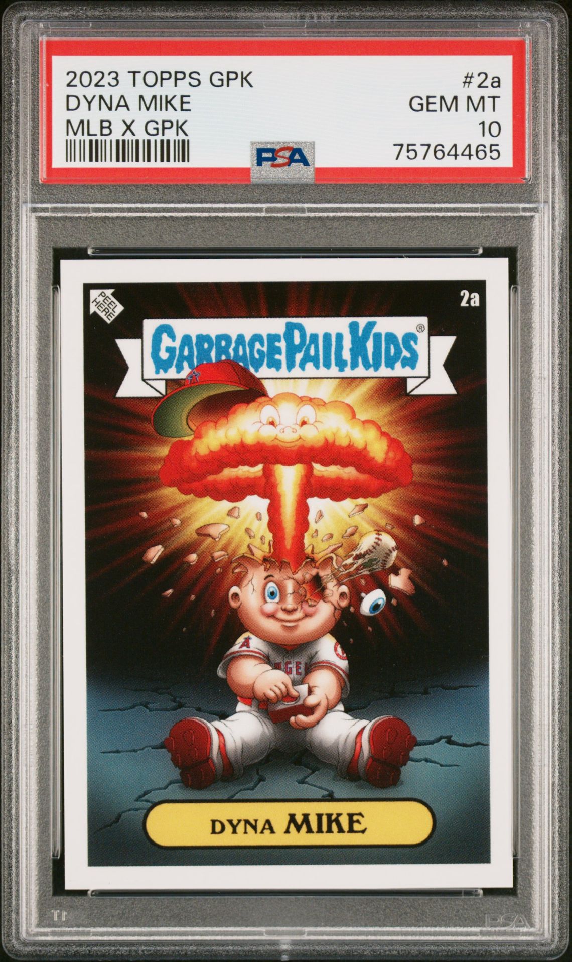 2022 Topps TOPPS GARBAGE PAIL KIDS GPK X MLB SERIES 2 ALEX PARDEE #2A Dyna Mike front