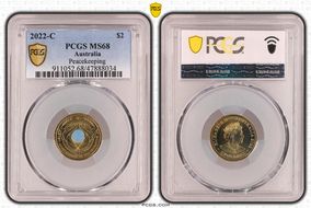 2022-C $2 Peacekeeping Colorized MS68