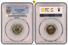 2022 $2 Commonwealth Games - S Colorized MS66