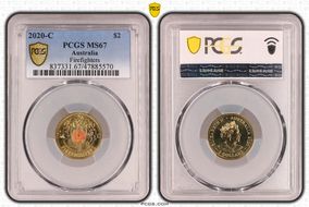 2020-C $2 Firefighters Colorized MS67