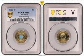 2022-C $2 Peacekeeping Colorized MS67