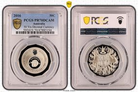 2016 50C 50 Yrs Decimal Currency PR70DCAM