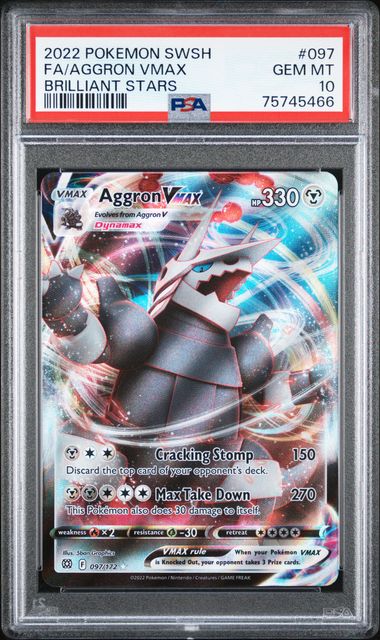 2022 Pokemon Sword and Shield Brilliant Stars Full Art #097