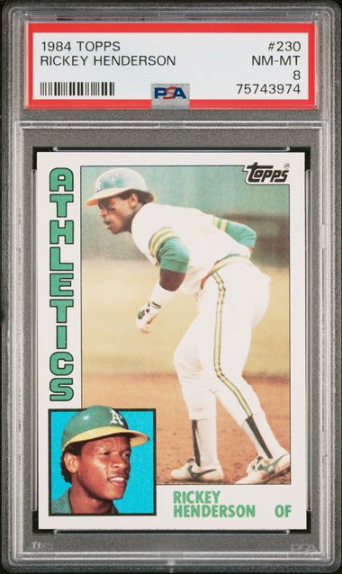 1983 Topps #180 Rickey Henderson Value - Baseball