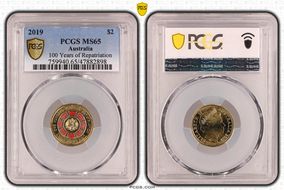 2019 $2 100 Years of Repatriation Colorized MS65