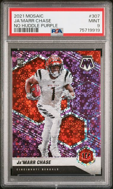 2021 Panini Prizm No Huddle #307 Ja'Marr Chase front