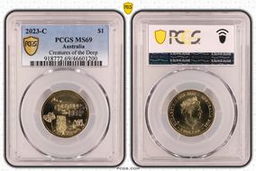 2023-C $1 Creatures of the Deep MS69