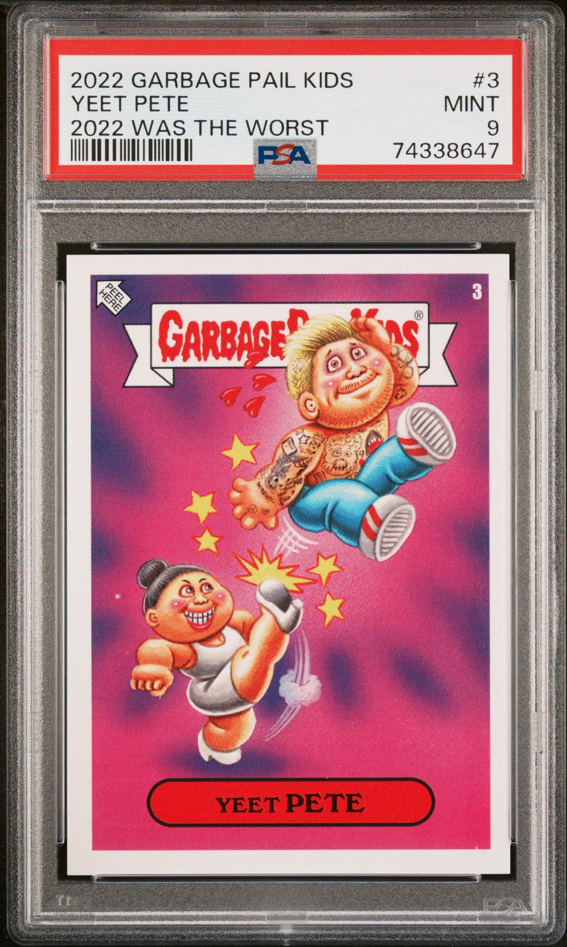 2022 Garbage Pail Kids Pail Kids #3 Yeet Pete front