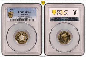 2022 $2 Frontline Workers Colorized MS64