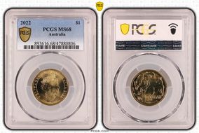 2022 $1 MS68