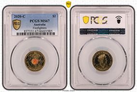 2020-C $2 Firefighters Colorized MS67