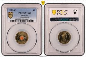 2020-C $2 Firefighters Colorized MS68