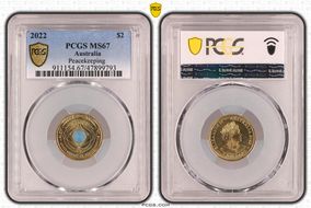 2022 $2 Peacekeeping - Colorized MS67