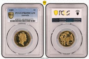 1985 $1 PR69DCAM