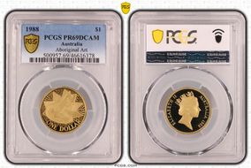 1988 $1 Aboriginal Art PR69DCAM