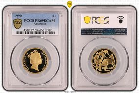 1990 $1 PR69DCAM