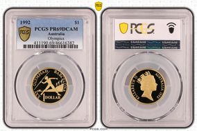 1992 $1 Olympics PR69DCAM