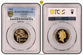 1993 $1 Landcare PR69DCAM