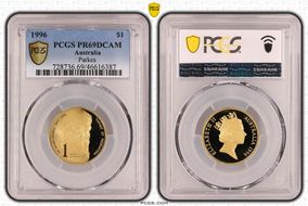 1996 $1 Parkes PR69DCAM