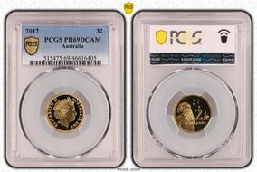 2012 $2 PR69DCAM