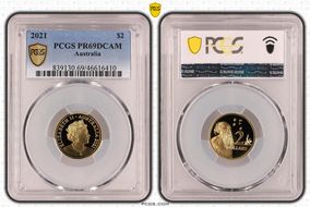 2021 $2 PR69DCAM