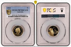 2021 $2 PR70DCAM