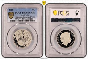 2010 20C 150th Ann Burke and Wills PR70DCAM