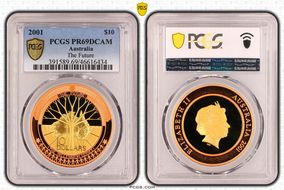 2001 $10 The Future PR69DCAM