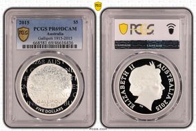 2015 $5 Gallipoli 1915-2015 PR69DCAM
