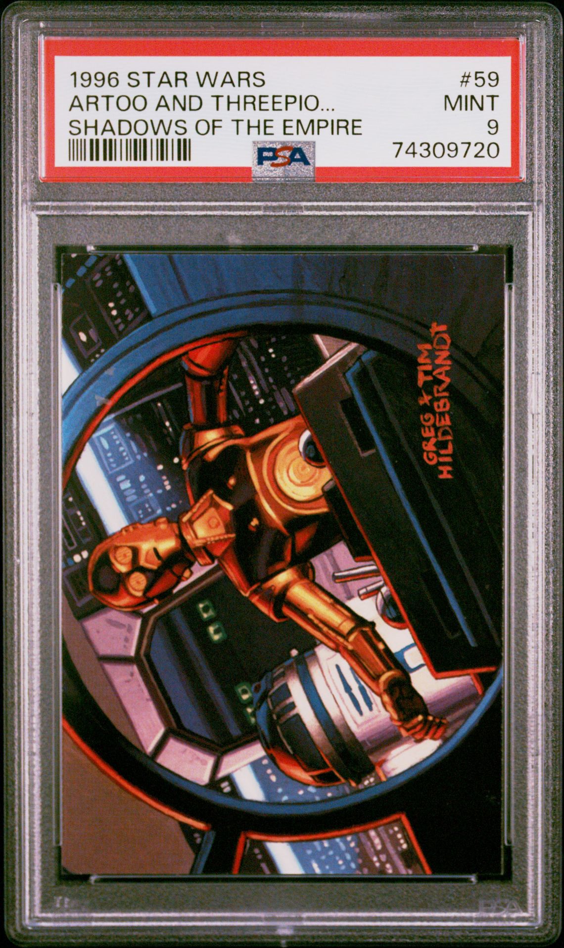 1996 Star Wars STAR WARS SHADOWS OF THE EMPIRE #59 Artoo And Threepio... front