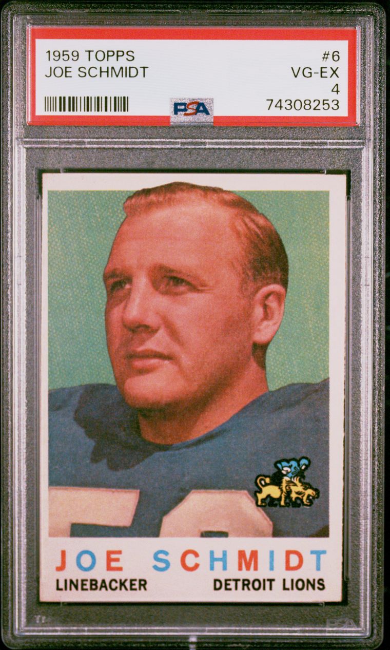 : 1959 Topps # 8 Clarence Peaks Philadelphia Eagles