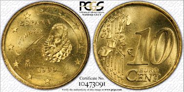 1999-M € 0.50 MS68