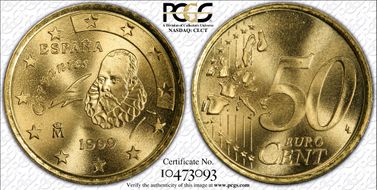 1999-M € 0.10 MS67