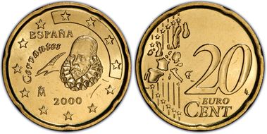 2000-M € 0.20 MS66