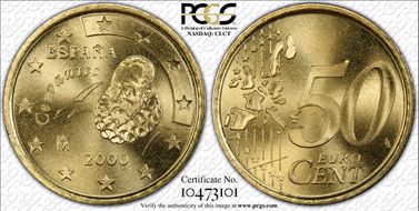 2000-M € 0.50 MS65