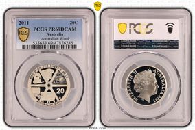 2011 20C Australian Wool PR69DCAM