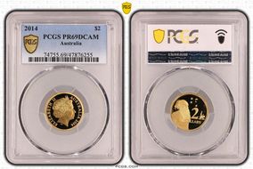 2014 $2 PR69DCAM